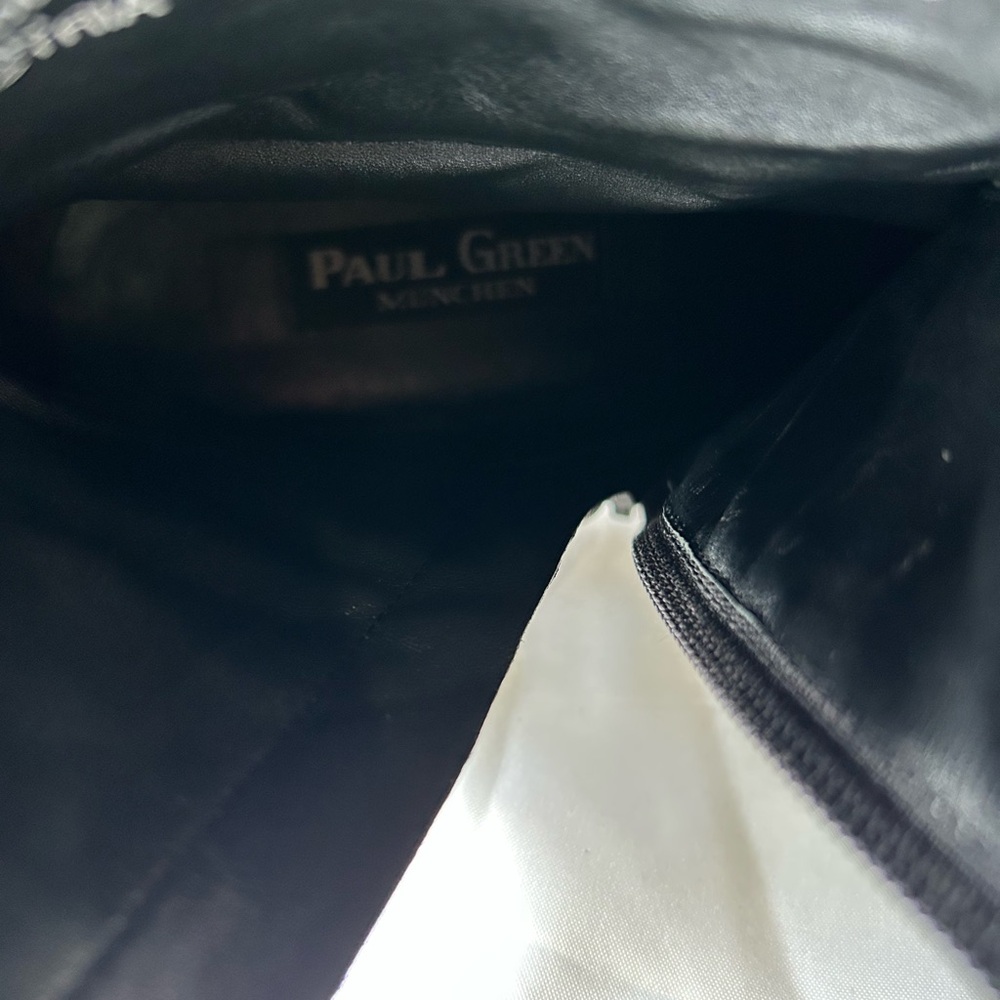 Vintage Paul Green Munchen Black Leather Ankle Boots Size 4 UK 6.5 US - Picture 7 of 7